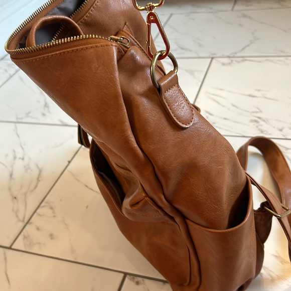 Faux Leather Backpack with shoulder strap - Picture 7 of 8